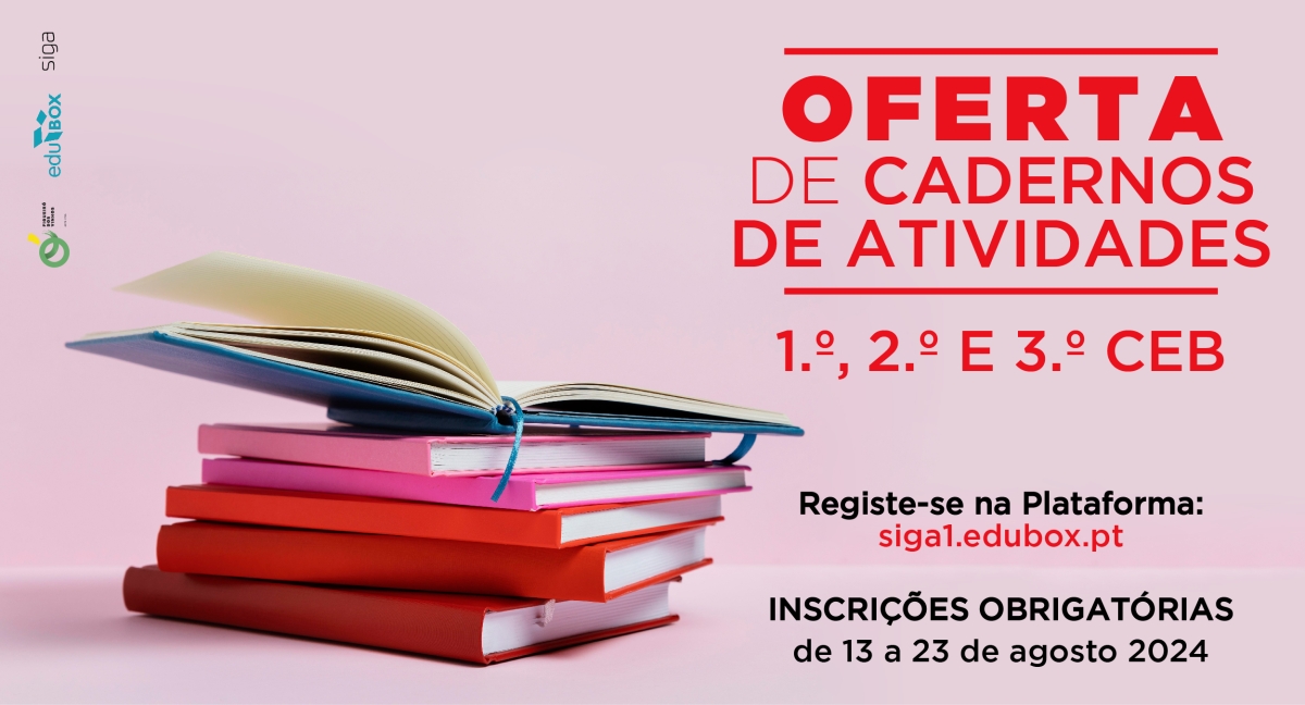 Município de Figueiró dos Vinhos oferece cadernos de atividades/Fichas de Trabalho aos alunos do 1.º, 2.º e 3.º CEB